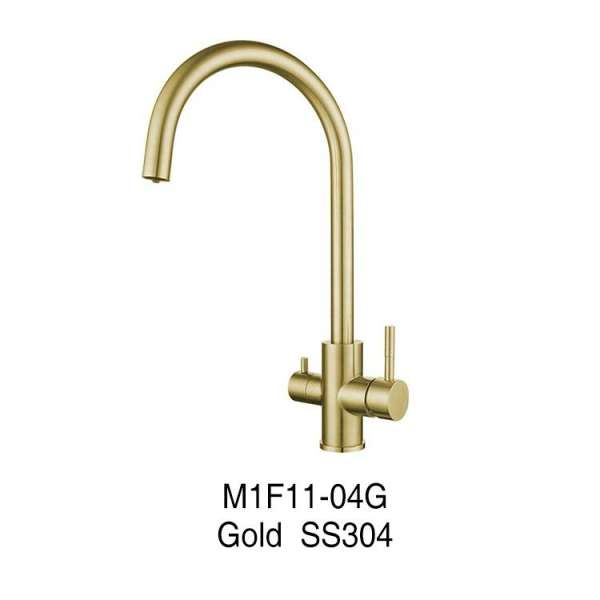 Gold Stainless Steel Faucet